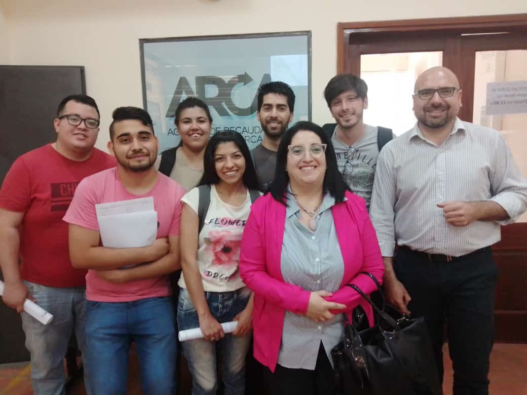 Desarrollo de Trabajo Práctico: visita con alumnos de Ingeniería en Agrimensura al ARCA- Registro de la Propiedad Inmobiliaria-